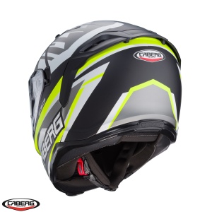 Casca Caberg Avalon X SV Kira - Integrală, negru/gri/galben fluor mat, Ochelari soare incluși, ECE 22.06 - Img 3