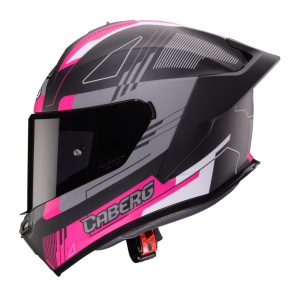 Casca Caberg Roxter Colt S2 - Integrală, negru/fuchsia/gri mat - Img 3