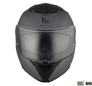 Casca MT Atom 2 SV A2 flip-up Titanium mat - Img 3