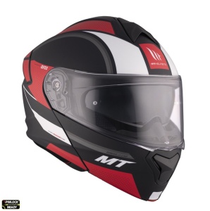 Casca MT Genesis SV Cave A5 flip-up roșu mat - Img 4