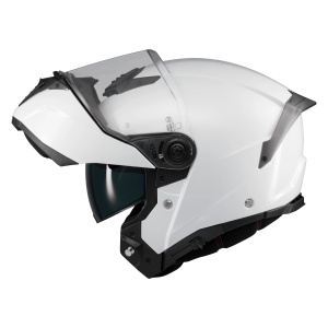 Casca MT Helmets Atom 2 SV Pure - Flip-up, alb, Pinlock și ochelari soare incluși, ECE 22.06 - Img 3