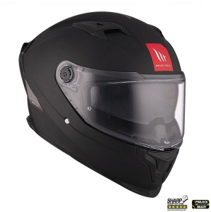 Casca MT Helmets Braker SV - Integrală, negru mat, Ochelari soare incluși, ECE 22.06 - Img 4