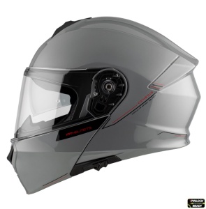 Casca MT Helmets Genesis SV - Flip-up, gri lucios, Ochelari soare incluși, ECE 22.06 - Img 2