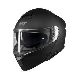 Casca MT Helmets Genesis SV Pure - Flip-up, negru mat, Ochelari soare incluși, ECE 22.06 - Img 2