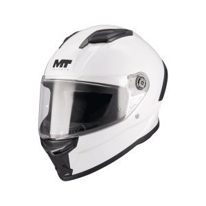 Casca MT Helmets Stinger 2 Kids Pure - Integrală, alb lucios, ECE 22.06