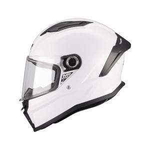 Casca MT Helmets Stinger 2 Kids Pure - Integrală, alb lucios, ECE 22.06 - Img 2