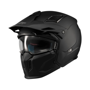 Casca MT Helmets Streetfighter SV S Pure - Adventure, negru mat, Ochelari soare incluși, ECE 22.06 - Img 2