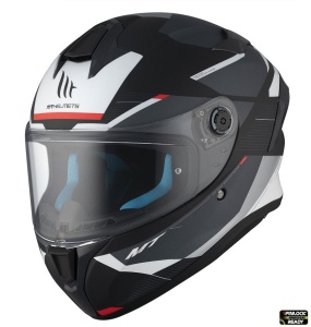 Casca MT Helmets Targo S Kay - Integrală, gri mat, ECE 22.06 - Img 2