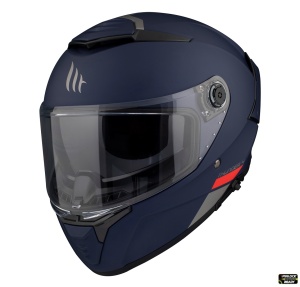 Casca MT Helmets Thunder 4 SV - Integrală, albastru mat, Ochelari soare incluși, ECE 22.06 - Img 2