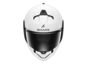 Casca SHARK RIDILL 2 BLANK - Integrală, lucios/alb, Ochelari soare incluși - Img 2