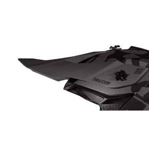 Cozoroc casca off road MT Falcon Karson F0 negru/gri mat