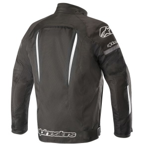 Geaca moto Alpinestars GUNNER v2 WATERPROOF JACKET - barbati, iarna/all season, impermeabila, street, alb/negru - Img 2
