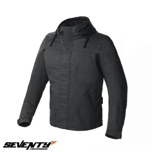 Geaca moto Seventy Degrees SD-JC73 - barbati, all season, impermeabila, urban/touring, negru - Img 3