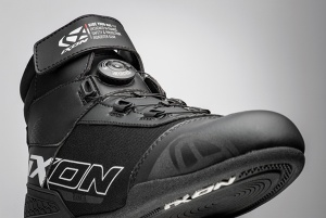 Ghete moto Ixon Ranker MS - barbati, all season, roadster, negru/alb - Img 3