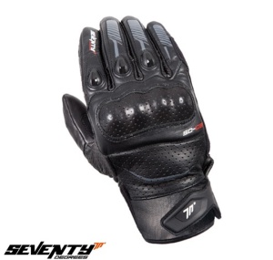 Manusi moto piele Ixon Drizzle MS - barbati, all season, impermeabile, touring/adventure, degete tactile, khaki/negru