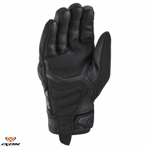 Manusi moto piele Ixon MIG 2 MS - barbati, vara, street, degete tactile, negru - Img 2