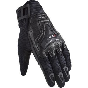 Manusi moto piele LS2 Helmets All Terrain - barbati, vara, touring/street/cross-enduro/adventure, negru