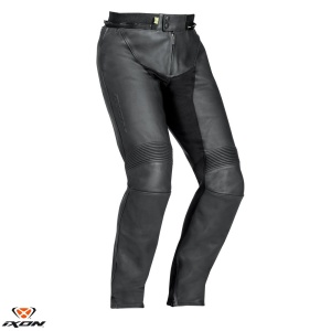 Pantaloni moto piele Ixon Hawk Pant MS - barbati, vara, roadster, negru
