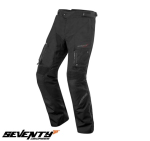 Pantaloni moto Seventy Degrees SD-PT1S - unisex, all season, impermeabili, touring, negru