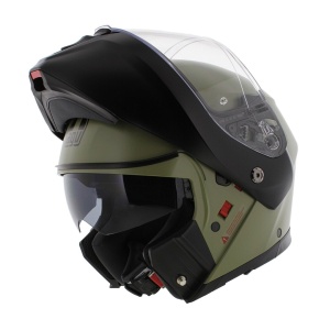 Casca AGV Streetmodular - Flip-up, verde pastel/negru mat, Pinlock și ochelari soare incluși, ECE 22.06 - Img 2