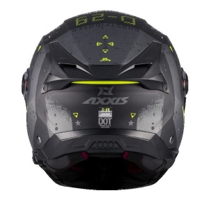 Casca Axxis GhostFighter SV - Flip-up, gri mat, Ochelari soare incluși, ECE 22.06 - Img 2