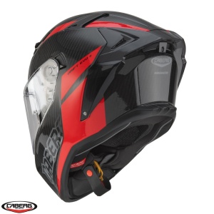 Casca Caberg Drift Evo II Carbon Nova - Integrală, rosu, Pinlock și ochelari soare incluși, ECE 22.06 - Img 5