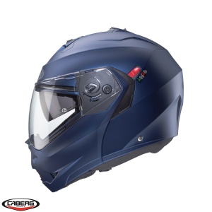 Casca Caberg Duke X SV - Flip-up, albastru mat, Pinlock și ochelari soare incluși, ECE 22.06 - Img 3
