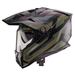 Casca Caberg Tanami SV Ranger N6 - Adventure, negru verde portocaliu, Pinlock și ochelari soare incluși, ECE 22.06 - Img 2