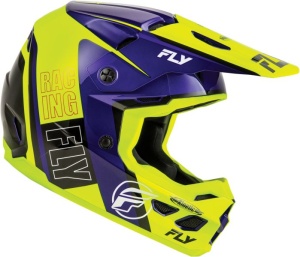 Casca Fly Racing KINETIC - Cross enduro, negru/albastru, ECE 22.06 - Img 2