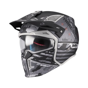 Casca MT Helmets - Adventure, gri/negru mat, ECE 22.06 - Img 2