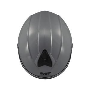 Casca MT Helmets Genesis SV Pure - Flip-up, gri lucios, Ochelari soare incluși, ECE 22.06 - Img 3