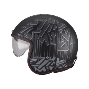 Casca MT Helmets Le Mans 2 S SV Dystopic - Open face, mat, Ochelari soare incluși, ECE 22.06 - Img 2