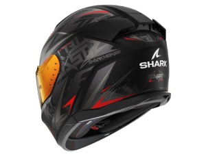 Casca SHARK D-SKWAL 3 BLAST-R - Integrală, mat negru/gri/rosu, Pinlock și ochelari soare incluși - Img 3