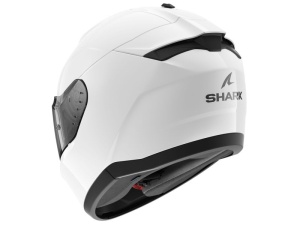 Casca SHARK RIDILL 2 BLANK - Integrală, lucios/alb, Ochelari soare incluși - Img 3