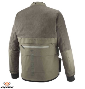 Geaca moto Ixon Etna MS - barbati, vara/iarna, impermeabila, touring/adventure, khaki/negru - Img 4