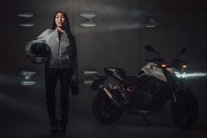 Geaca moto Ixon Shadow LS - dama, urban/roadster, gri - Img 2