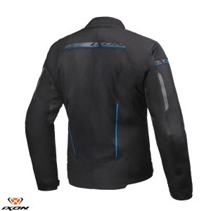 Geaca moto Ixon T-Rex MS - barbati, all season, impermeabila, roadster/racing, negru/gri/albastru - Img 2
