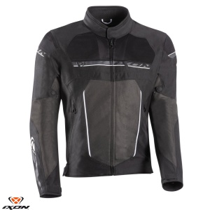 Geaca moto Ixon T-Rex MS - barbati, vara, impermeabila, roadster/racing, negru/alb/gri