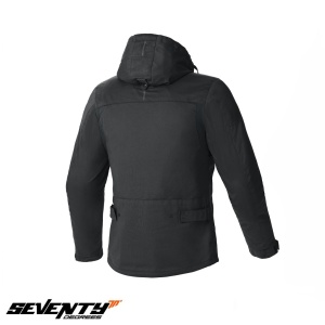 Geaca moto Seventy Degrees SD-JC73 - barbati, all season, impermeabila, urban/touring, negru - Img 4