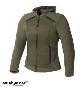 Geaca moto Seventy Degrees SD-JC75 - dama, all season, impermeabila, urban/touring, verde