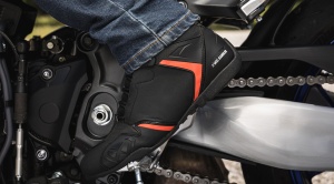 Ghete moto Ixon Gambler WP MS - barbati, all season, impermeabile, roadster, negru/rosu - Img 2