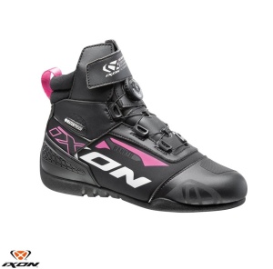 Ghete moto Ixon Ranker WP LS - dama, all season, impermeabile, roadster, negru/alb - Img 2