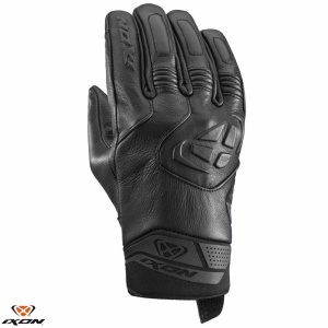 Manusi Ixon MIG 2 Leather MS barbati vara degete tactile Negru - Img 1