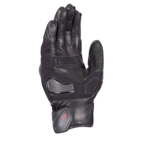 Manusi moto piele Ixon Drizzle MS - barbati, all season, impermeabile, touring/adventure, degete tactile, khaki/negru - Img 3