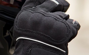 Manusi moto Seventy Degrees SD-C45 -, impermeabile, touring, negru gri - Img 3
