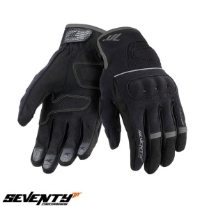 Manusi moto Seventy Degrees SD-C54 - barbati, vara, urban, degete tactile, negru/gri