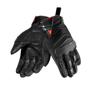 Manusi moto Seventy Degrees SD-T13 Aspen Light - barbati, impermeabile, touring/adventure, negru/rosu
