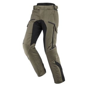 Pantaloni moto Ixon Midgard - barbati, impermeabili, touring/adventure, khaki/negru