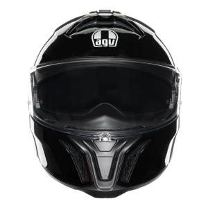 Casca AGV Tourmodular - Flip-up, negru lucios, Pinlock și ochelari soare incluși, ECE 22.06 - Img 5