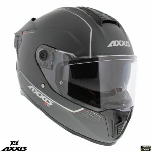 Casca Axxis Hawk SV - Integrală, titanium mat, Ochelari soare incluși, ECE 22.06 - Img 4